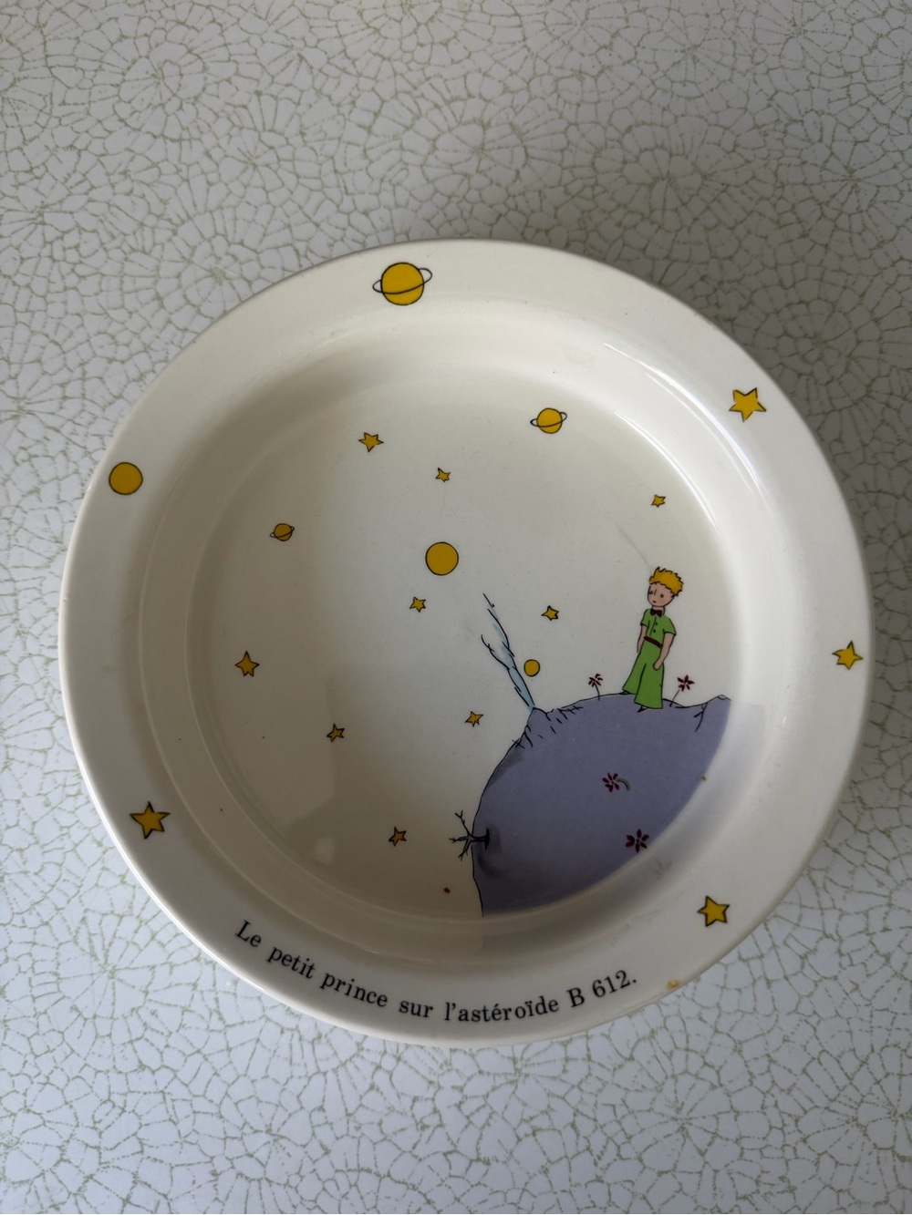 Le Petit Prince Poringer Bowl Gien France RARE the little prince - Picture 5 of 7
